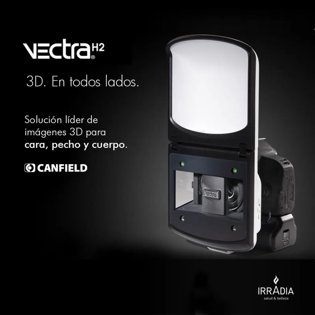 Cámara de imagen 3D Vectra H2 de Canfield